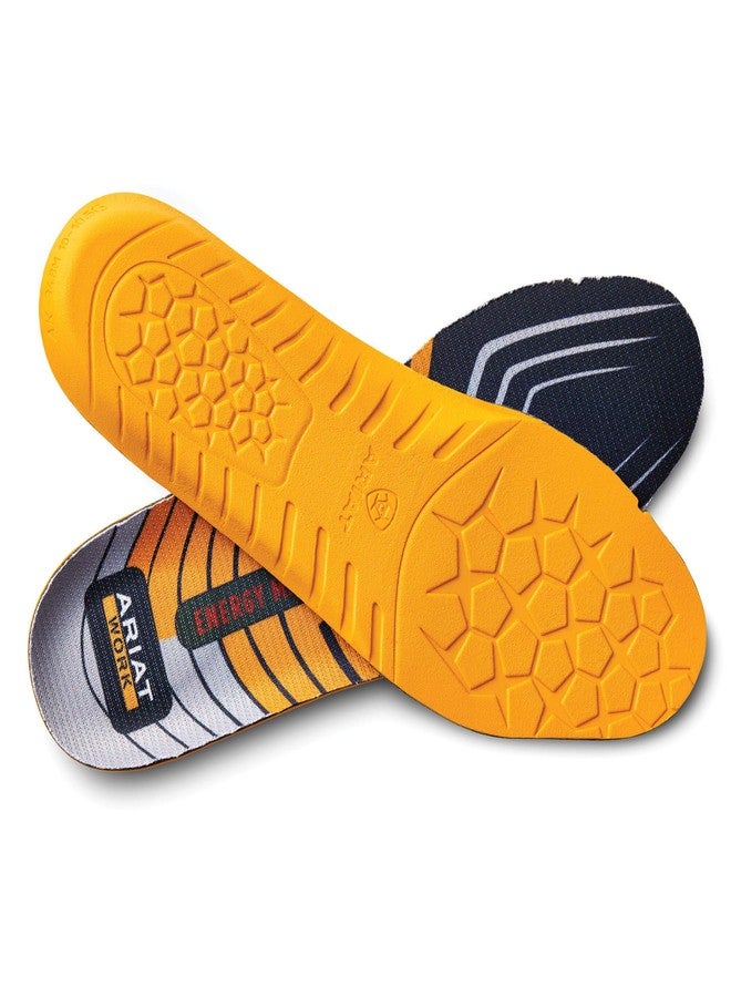 ARIAT Men's Energy Max Work Insole Round Toe, Orange, 10 M